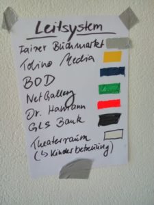 Leitsystem litcamp17 © Eva Bergschneider